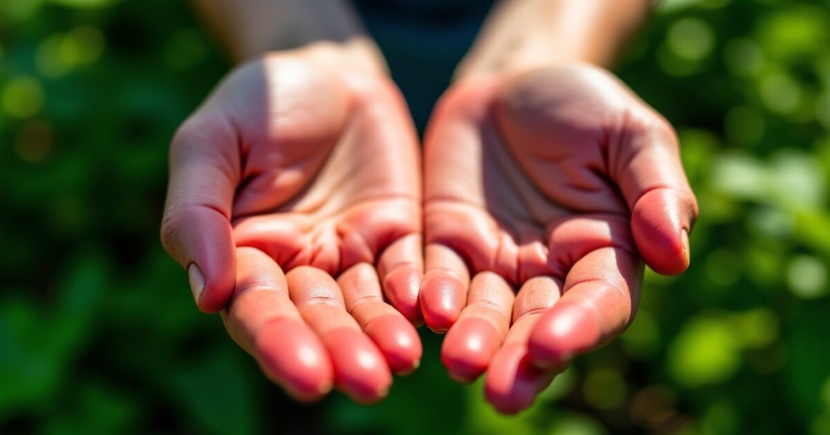 Pourquoi vos paumes rougissent-elles ? Causes possibles et solutions efficaces