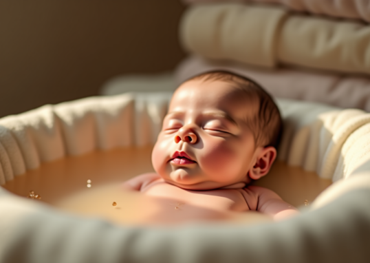 Bain dès la naissance : pour quels bébés est-ce recommandé
